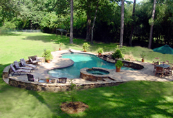 concrete in ground pool