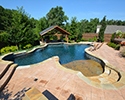 Freeform Swimming Pool with Cook Center | Little Rock