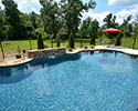 Freeform Pool With Waterfall | Central Arkansas