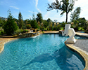Freeform Custom Swimming Pool With Spa | Little Rock