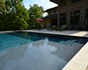 Rectangular Swimming Pool With Tanning Ledge | Little Rock