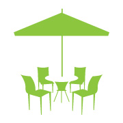Outdoor seating