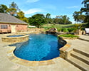 Freeform Swimming Pool with Spa | Central Arkansas