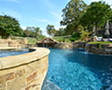 Freeform Swimming Pool with Spa | Central Arkansas