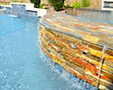 Geometric Gunite Swimming Pool With Spa | North Little Rock