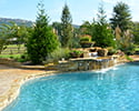 Freeform Pool With Waterfall | Central Arkansas