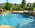 Freeform Custom Swimming Pool With Spa | Little Rock