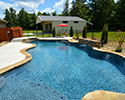 Freeform Pool With Waterfall | Central Arkansas