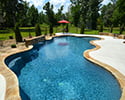 Freeform Pool With Waterfall | Central Arkansas