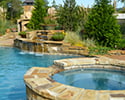 Freeform Custom Swimming Pool With Spa | Little Rock