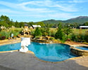 Freeform Custom Swimming Pool With Spa | Little Rock