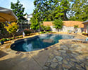 Freeform Swimming Pool With Waterfall | Little Rock