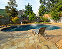 Freeform Swimming Pool With Waterfalll | Little Rock
