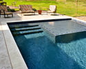 Rectangular Swimming Pool With Tanning Ledge | Little Rock