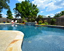 Freeform Pool With Fountain | Benton