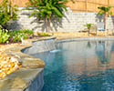 Freeform Swimming Pool With Waterfall | Little Rock