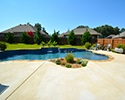 Custom Swimming Pool With Waterfall | Bryant