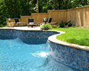Freeform Swimming Pool With Fountain | Bryant