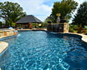 Freeform Swimming Pool With Spa | Conway Arkansas