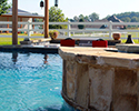 Custom Swimming Pool With Waterfall & Spa | Benton