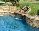 Freeform Swimming Pool with Spa | Central Arkansas