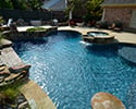 Freeform Swimming Pool with Spa | Central Arkansas