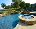 Freeform Swimming Pool with Spa | Central Arkansas