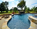 Freeform Swimming Pool With Spa | Conway Arkansas