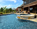 Freeform Swimming Pool With Spa | Conway Arkansas