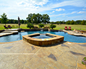 Custom Swimming Pool With Waterfall & Tanning Ledge | Vilonia