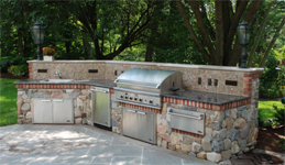 outdoor kitchen