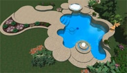 patio and walkways