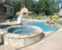 Pool with Raised Spa | Arkansas