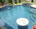 Fountain, Raised Spa and Swim Up Table