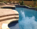 Pool with Multi-Level Decking