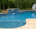 Pool with Fountain and Slide Built in Arkansas