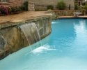 Pool with Water Features