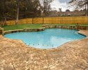 Custom Swimming Pool built by little rock pool builder