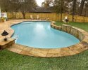 Freeform Concrete Pool