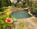 Natural Pool with Waterfall