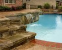 Pool with Water Features