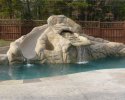 Concrete Pool with Slide