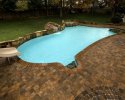 Pool with Spa, Waterfall and Slide