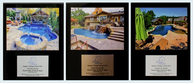 award winning pool design arkansas