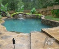 Custom Swimming Pool With Spa | Vilonia
