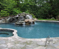Custom Swimming Pool With Spa | Vilonia
