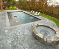 Custom Swimming Pool With Spa | Vilonia