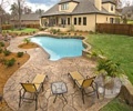 Custom Swimming Pool With Spa | Vilonia
