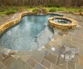 Custom Swimming Pool With Spa | Vilonia