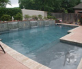 Custom Swimming Pool With Spa | Vilonia